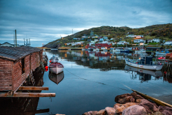 Blue Morning at Petty Harbour Newfoundland