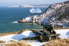 three lighthouses and an iceberg